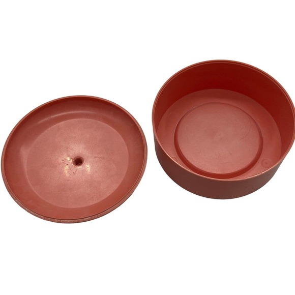 Vintage‎ Avon Unforgettable Beauty Dust Powder Box Hard Plastic Canister Empty - Picture 4 of 7